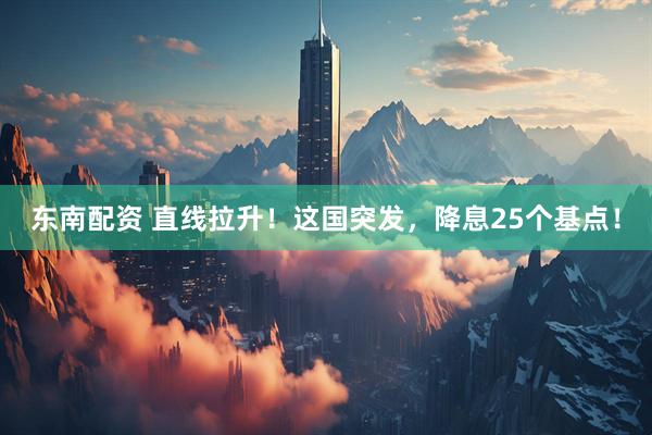 东南配资 直线拉升！这国突发，降息25个基点！