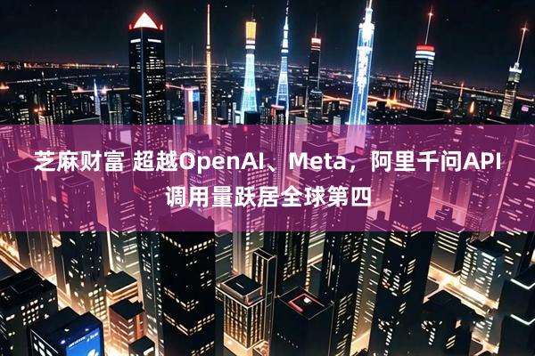 芝麻财富 超越OpenAI、Meta，阿里千问API调用量跃居全球第四