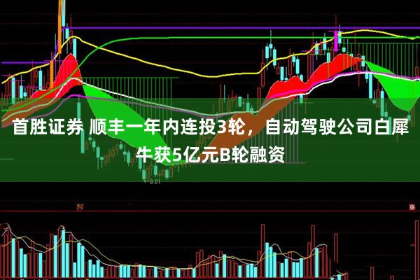 首胜证券 顺丰一年内连投3轮，自动驾驶公司白犀牛获5亿元B轮融资