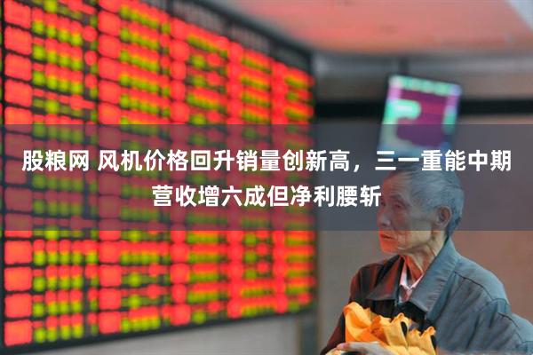 股粮网 风机价格回升销量创新高，三一重能中期营收增六成但净利腰斩